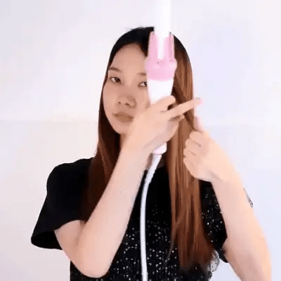 2-in-1 Rotating Hair Styling Brush – Curl, Smooth & Volumize