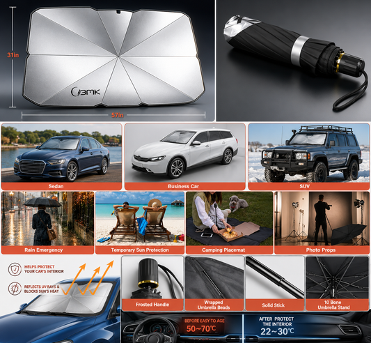 Car Windshield Sun Umbrella