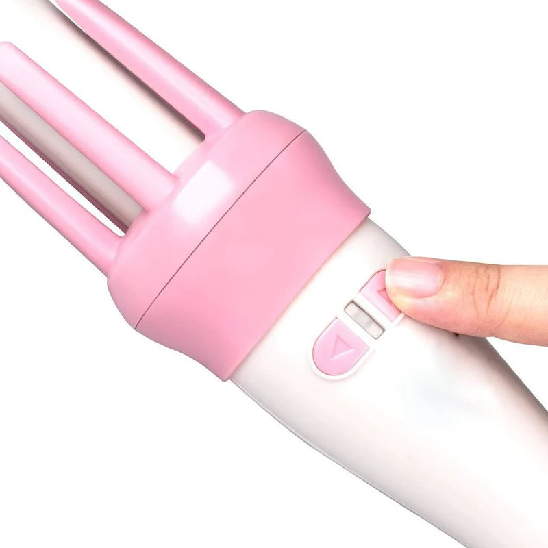 2-in-1 Rotating Hair Styling Brush – Curl, Smooth & Volumize