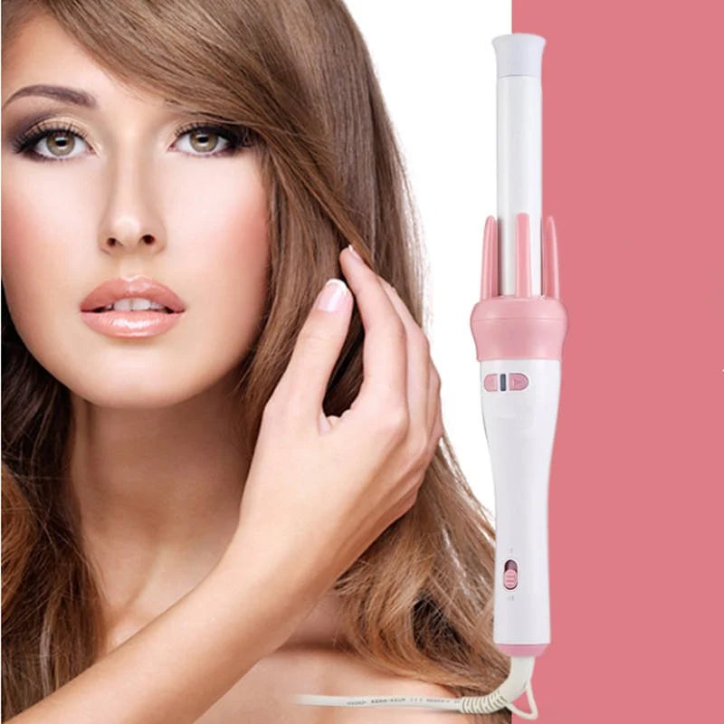 2-in-1 Rotating Hair Styling Brush – Curl, Smooth & Volumize