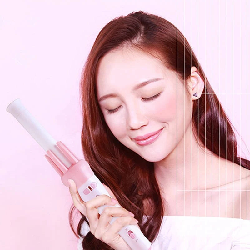 2-in-1 Rotating Hair Styling Brush – Curl, Smooth & Volumize